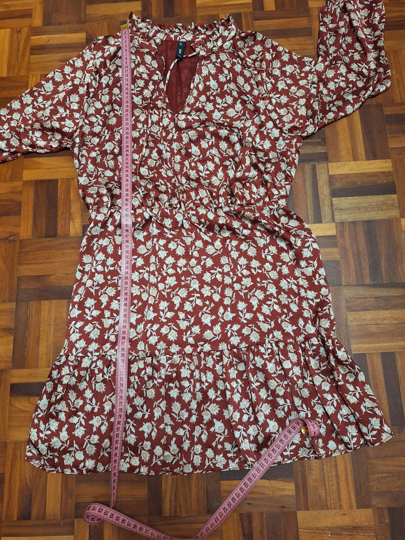 Boho floral Mango dress size S | Loose | See measurements – photo 7